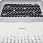 WINIX ZERO-S air purifier — close-up of control panel and front panel
